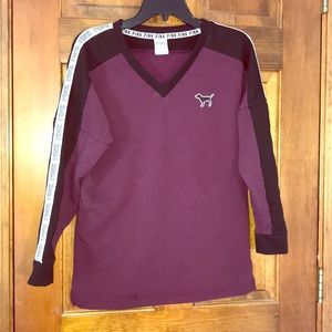 VS Pink Burgundy Colored Sweater